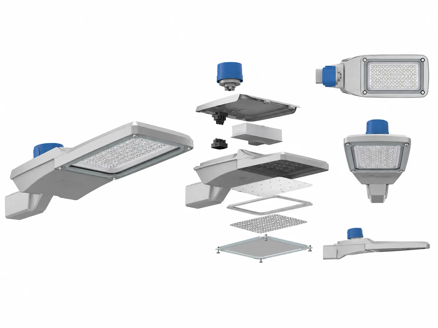 3D simulation design for LED street lights