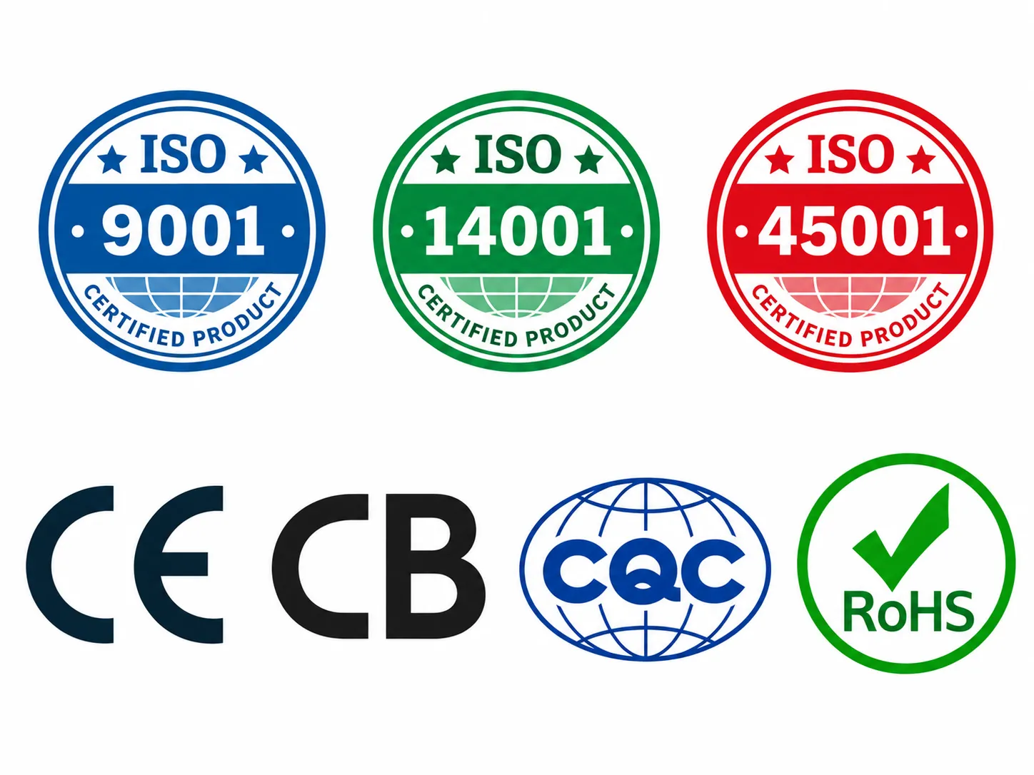 Green Road Light certification logos and qualification honors
